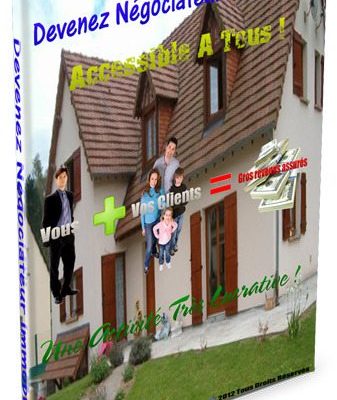 Devenez négociateur immobilier